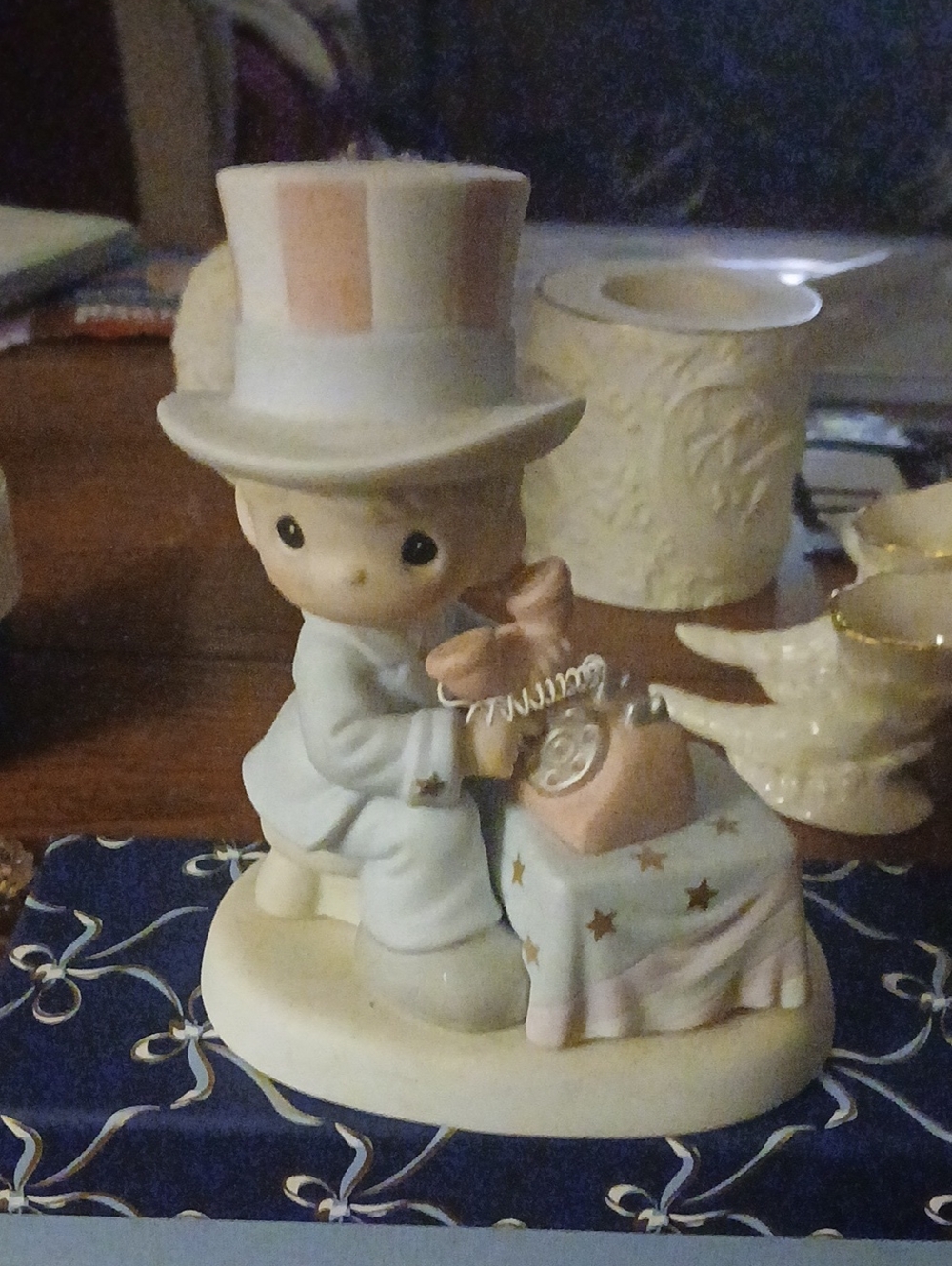 Precious Moments LET FREEDOM RING Boy Figurine with Telephone